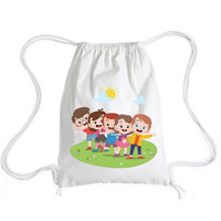 Tas Ransel Serut Anak Lucu - Stringbag Kartun Children  l  - KARTUN ANAK 1 A.P.A SALE