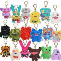 Fuggler Plush Keyrings Funny Ugly Monster Doll Grin Grin Rabid Rabbit Wide Eyed Weirdo Annoyed Alien Squidge Backpacke Pendant