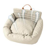 Pet Car Safety Seat Bed Pad Kennel Comfortable Waterproof Pet Supplies Dog Car Seat Cover Soft Cat Kennel For Car Seat