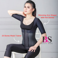 Beauty Shape - Paket 25 Bones Waist Trainer + Slimming Arm Shaper With Hot Stones Oori