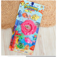 [RKC 15002-2] Pancingan ikan GO FISHING mainan anak memancing ikann dan serok