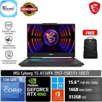 MSI Cyborg 15 A13VFK 1057 i5 13420H/16GB/512GB SSD/RTX4060/15.6" 144Hz/W11