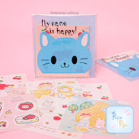 Stiker Mini Pack 10 Lembar Sticker Ecer Jurnaling Journal