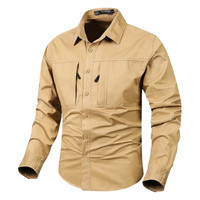 Kemeja Tactical Lengan Panjang Pria – Hem Outdoor & Kerja | Kuat & Stylish