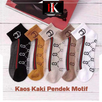 Kaos Kaki Pendek Motif Tembus Pandang Bahan Lembut Breathable Import Harga Grosir Murah
