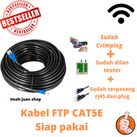 PROMO KABEL LAN OUTDOOR FTP CAT5E 20 METER NEW