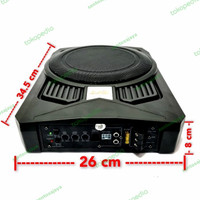 diskon terbatas!!Subwoofer Slim Kolong Underseat 10 Inch DHD-450NB Aktif