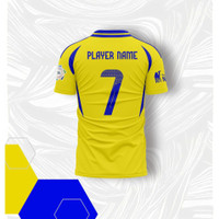 Mur4h BAJU JERSEY AL NASSR 2024 HOME ATASAN SETELAN BAHAN DRYFIT FULL PRINTING GRATIS PASANG NAMA NOMOR PUNGGUNG