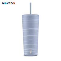 Montigo | Tumbler Pretty Porcelain Collection Sense Straw 22oz - 650ml Pretty Ripples