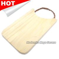 Talenan Kayu Dengan Tali | Telenan Kayu 21x14x1.5 cm