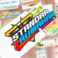 stiker STADAR RUMAHAN glossy