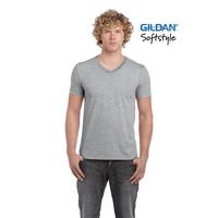 Jual Kaos Polos Gildan V Neck Model 