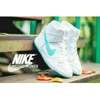 nike dunk wedge trainers
