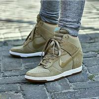 nike dunk wedge trainers