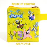 Mini Wallet Spongebob Dompet Koin Karakter Dompet Anak Suvenir Ultah
