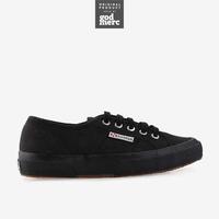black leather superga