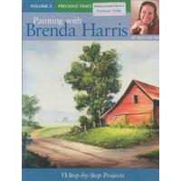 PAINTING WITH BRENDA HARRIS vol. 2-Teknik Sapuan Cat Acrylic Di Kanvas