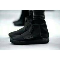black yeezys boots