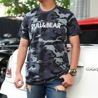 pull and bear army t shirt