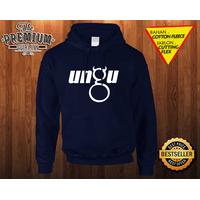 Jaket Hoodie Sweater Band UNGU