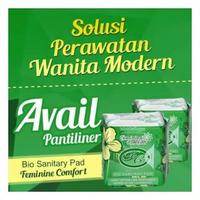 avail sanitary pad / avail hijau / avail pentyliner