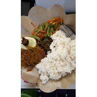 nasi empal sayur asin Pak Cipto