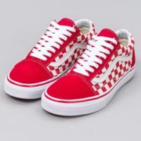 red & white checkered vans