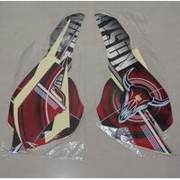 Stiker Bodi & Lis Body & Striping Byson 2013 - 2014 Merah
