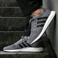 grey adidas swift run