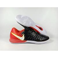 Nike Tiempo Ligera 4 IC Futsal/Indoor Soccer Cleats Sole Types -  White/Orange/Black
