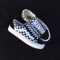 blue checkered old skool vans
