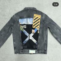 Jual Off White Denim Jacket Model 