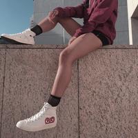 pink garcon converse