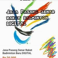 Pasang Senar Raket Badminton