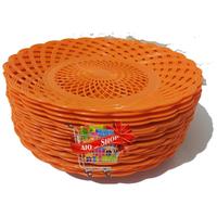 Piring Rotan Plastik Anyaman Murah