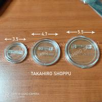 Bahan pin akrilik insert paper