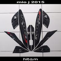 striping stiker body motor mio j 2015 hitam