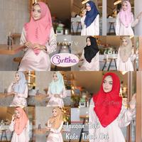 KHIMAR ARRAFY MOSCREPE/JILBAB CANTIKA/KERUDUNG INSTAN POLOS/HIJAB PET