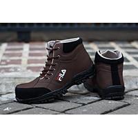 fila brown boots