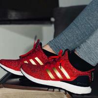 ultraboost white red