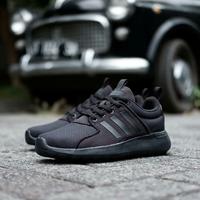 plain black adidas