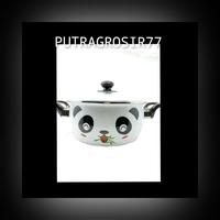 Maspion Panci Hello Panda 24 cm Porcelain Enamel