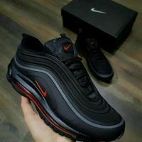 red black white air max 97