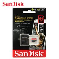 SanDisk Extreme PRO 64GB 170MB/s 4K UHD V30 MicroSD A2 U3 ORIGINAL