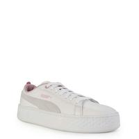 puma smash platform white