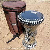 calti percusi musik gambus darbuka 8 inch warna motif