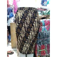 Rok Plisket Christy Pendek Midi Batik Jumbo Wanita