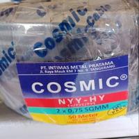 Kabel Listrik Serabut Hitam SNI -LMK- Cosmic 2x0.75 mm TEMBAGA MURNI