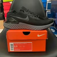 nike epic react grey and black