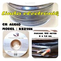 kabel speaker CR AUDIO KS215K 2 X 1.5 MM 100meter